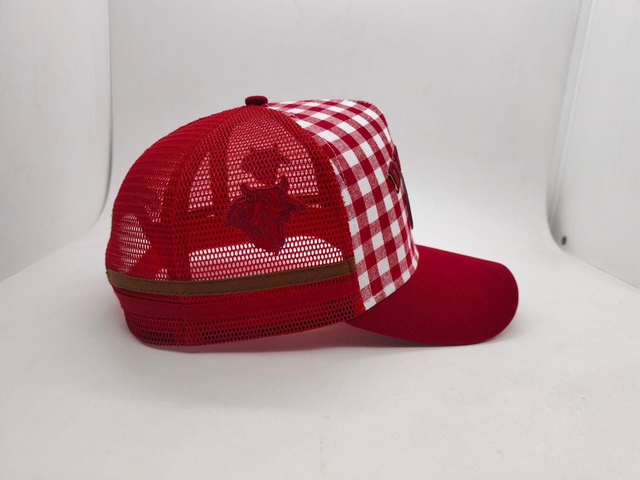 Dwyer Trucker Cap - Red & White Checkered