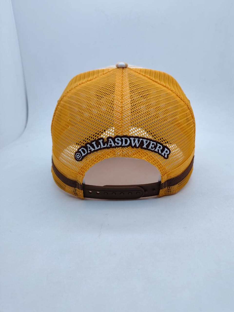 Dwyer Trucker Cap - Yellow & White Checkered