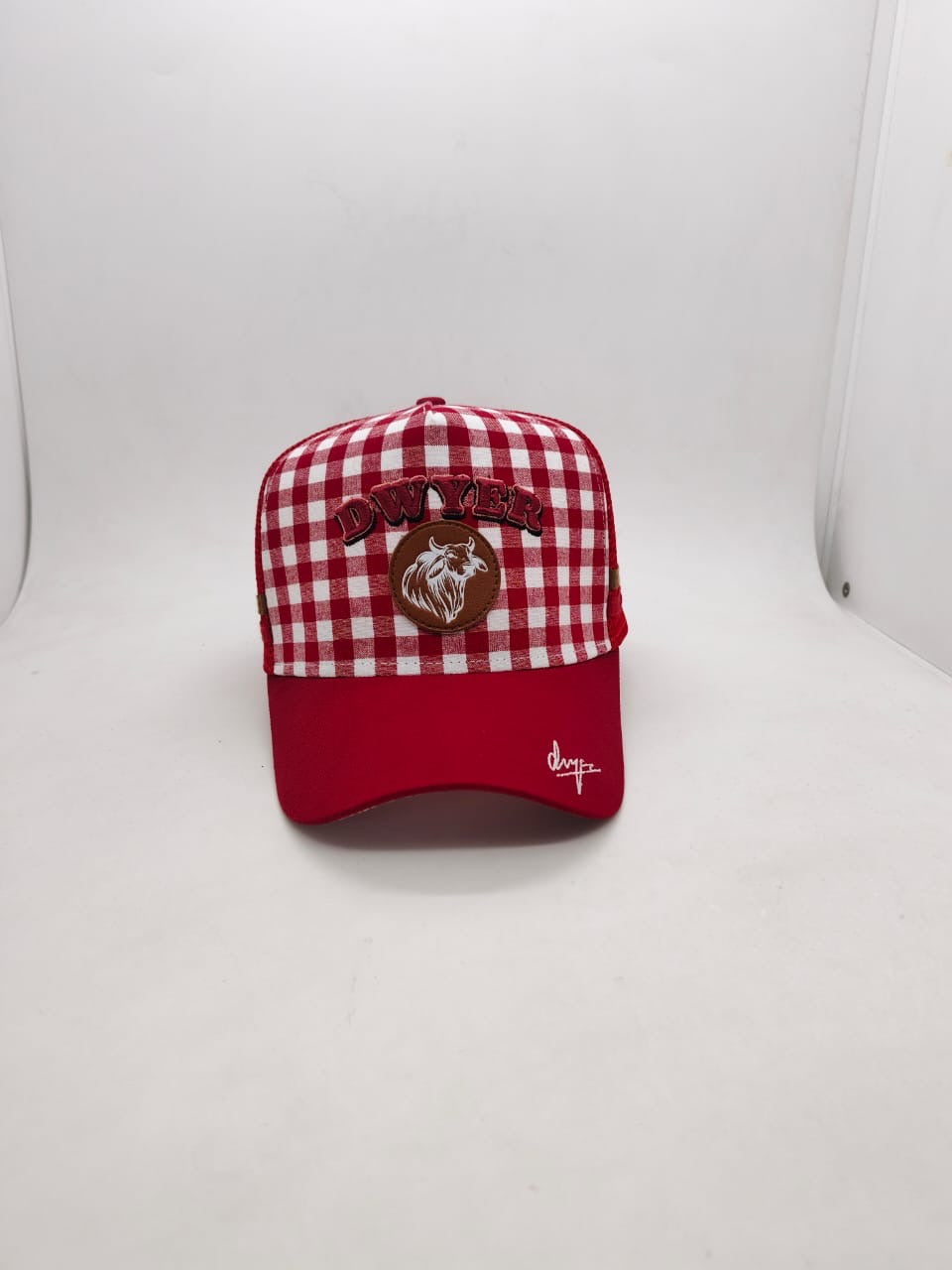 Dwyer Trucker Cap - Red & White Checkered