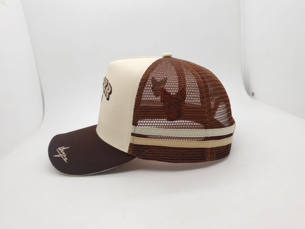 Dwyer Trucker Cap - Brown & Cream