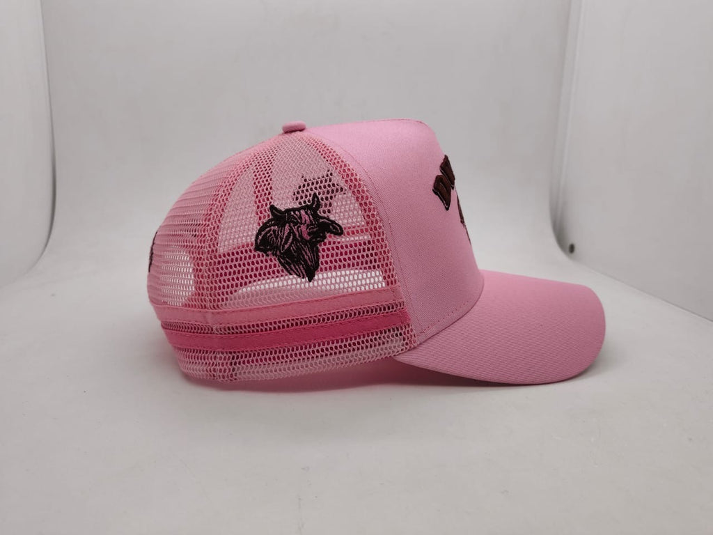 Dwyer Trucker Cap - Pink & Brown