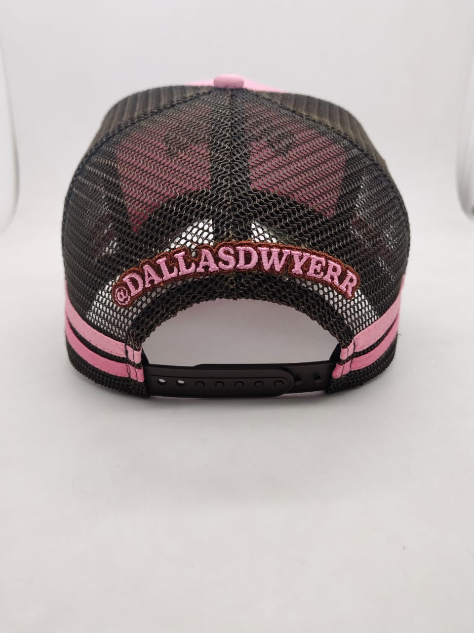 Dwyer Trucker Cap - Baby Pink & Brown