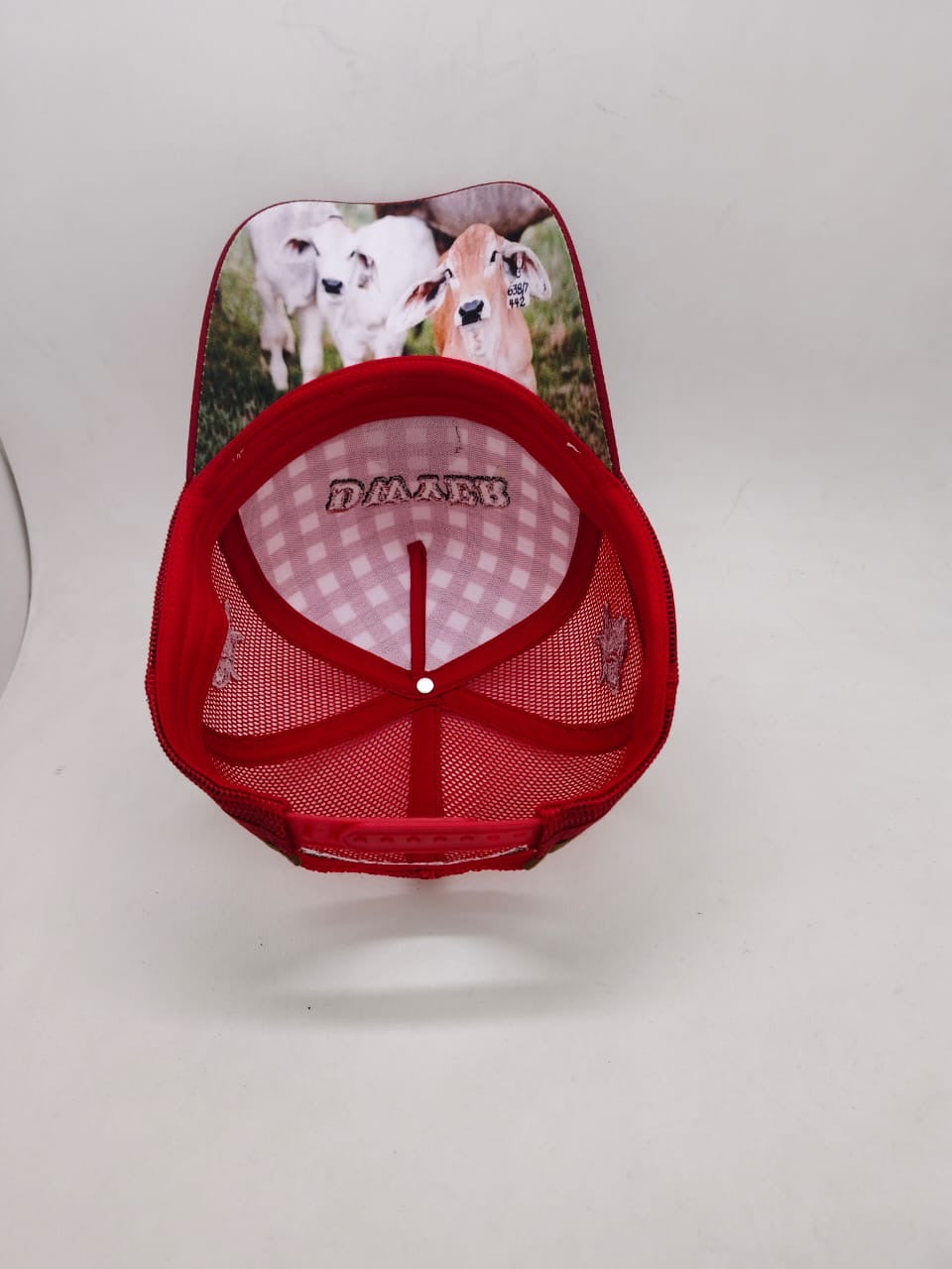 Dwyer Trucker Cap - Red & White Checkered