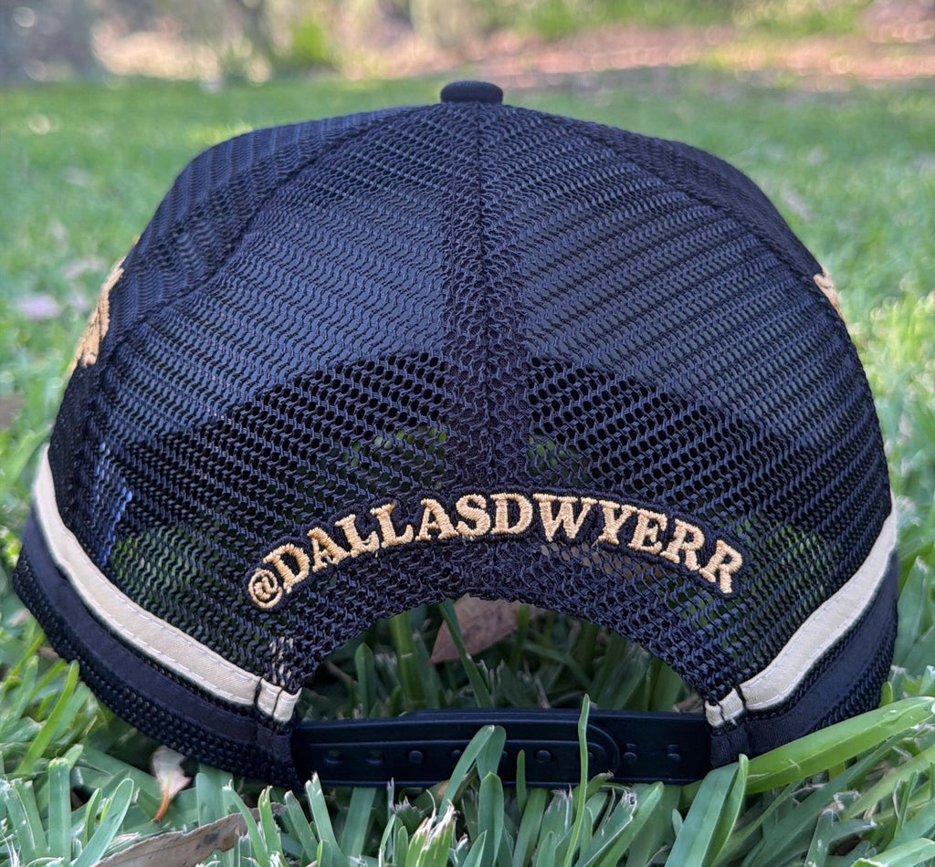 Dwyer Trucker Cap - Black & Gold