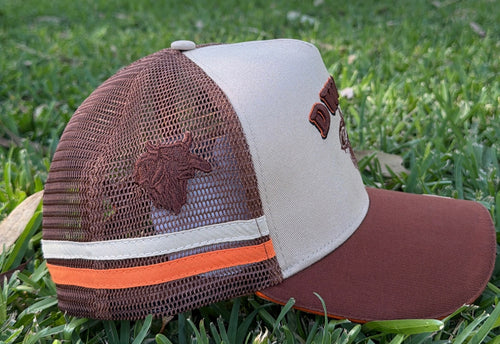 Dwyer Trucker Cap - Brown and Tan